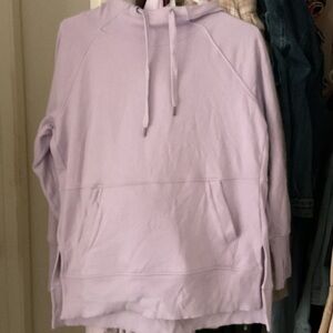 Athletic Works Light Purple Women's Cowl Neck Sweater